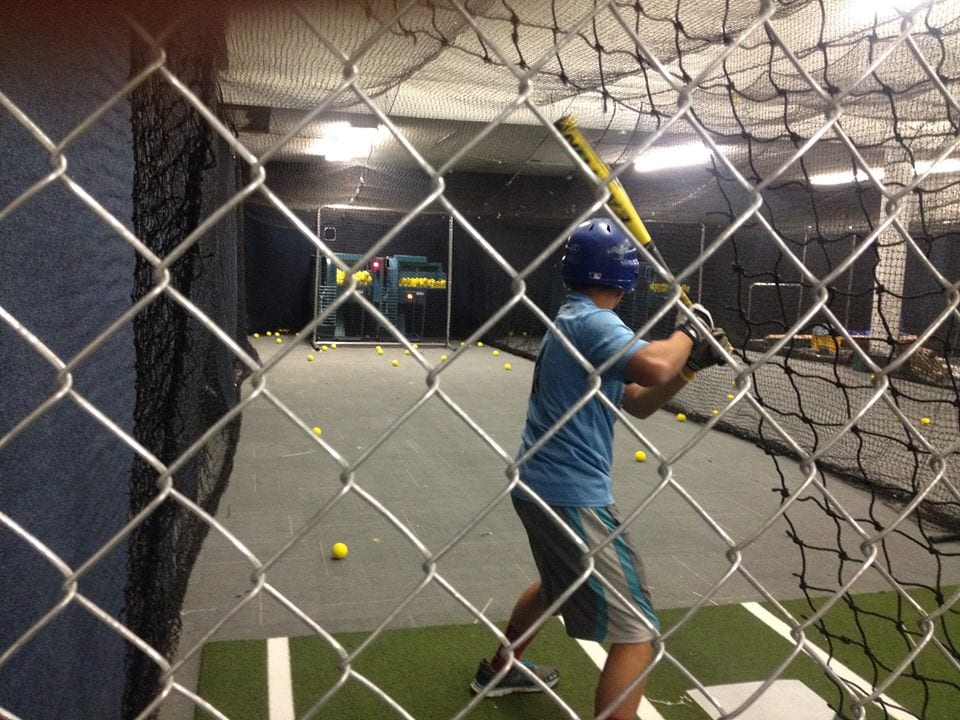 Indoor Baseball Training Facility with Batting Cages in San Jose