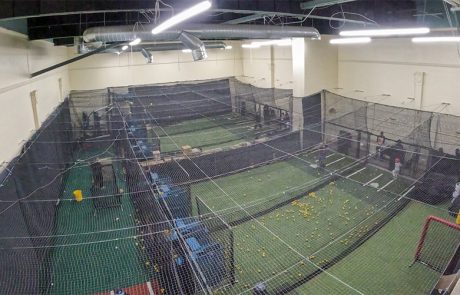 Batting Cage lanes from overhead
